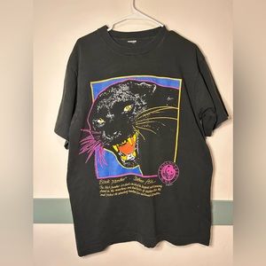 Vintage 1989 WWF Black Panther Tee